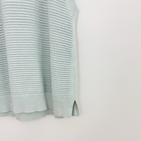 Ann Taylor Light Green Sleeveless Sweater - Picture 6 of 15